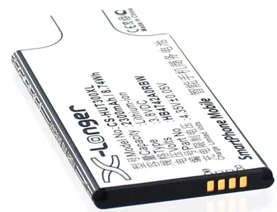 Zdjęcie produktu dla Akumulator do Huawei HB4742A0RBC, litowo-jonowy, 3,8 V, 2300 mAh, czarny.