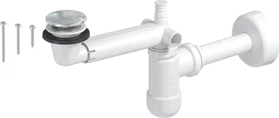Produktbild von PREVEX Preloc Universal-Siphon für Waschbecken platzsparend 32/40 mm Pop-Up vormontiert