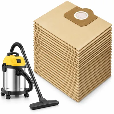 Staubsaugerbeutel 20er-Pack für Kärcher WD3, 9,5 l