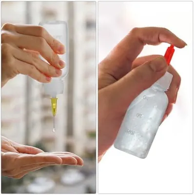 Produktbild von 6 Kunststoff-Klebstoffflaschen mit Nadelspitze, 30 ml