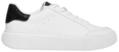 Productafbeelding van FitFlop - "RTG" sneakers met pailletten, voor dames, leren, model HD328 (36 EU) (wit/zwart)
