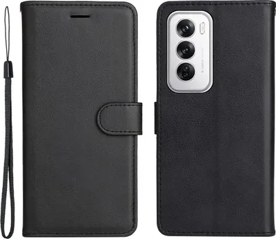 Produktbild von OPPO Reno12 Hülle - Coverup Klapphülle - Schwarz