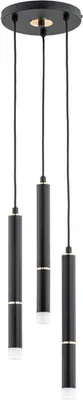 Obrázek produktu pro DERSO 3xG9 10W moderní kulatá černá závěsná lampa ALF62399 Alfa