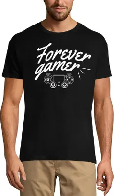 Produktbild von Herren Grafik T-Shirt Forever gamer - Spiel-Controller Gamepad – Forever Gamer - Game Controller Gamepad – Öko-Verantwortlich Vintage Jahrgang Kurzarm