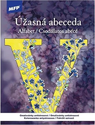 Produktbild von Anti-Stress Malbuch Alphabet 210x290mm 32Seiten