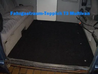 Produktbild von Gastraumteppich Fußmatte Teppich hinten passend für VW Bus T3 Multivan Magnum
