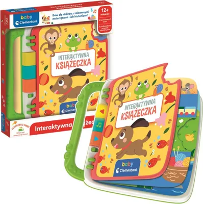 Zdjęcie produktu dla Interaktywna książka dla dzieci z przygodami zwierząt