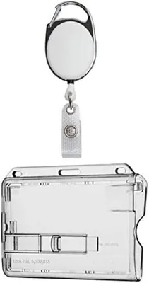 Produktbild von Ausweisset Ausweisjojo Jojo WEISS Zipper Kartenhülle Ausweishülle TRANSPARENTER Ausschieber