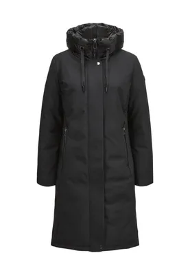 Immagine prodotto di Milestone: Cappotto invernale da donna, modello MSMartha, con cappuccio e imbottitura in Sorona®, color grigio scuro/nero, taglia 42
