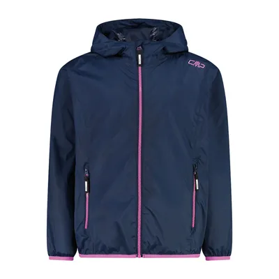 Produktbild von CMP Mädchen Regenjacke Pack Pocket mit Kapuze blau 140