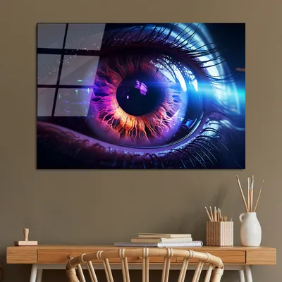 Produktbild von Wallity, UV-1196 - 70 x 100, Dekorative Malerei aus gehärtetem Glas, Mehrfarbig, 100 % gehärtetes Glas, 70 x 100 cm