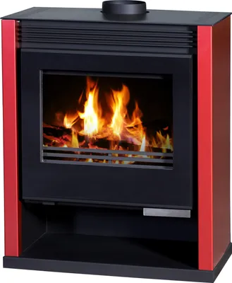 Image de Poêle à bois Victoria Rubin Lux Rot – Classe énergétique A