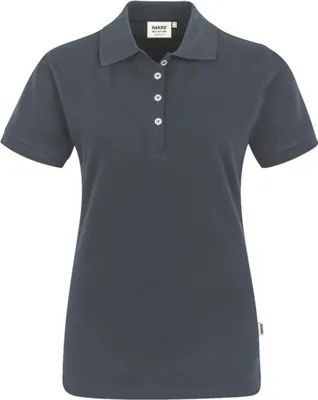 Produktbild von HAKRO Poloshirt Stretch Damen #222 Gr. 2XL anthrazit