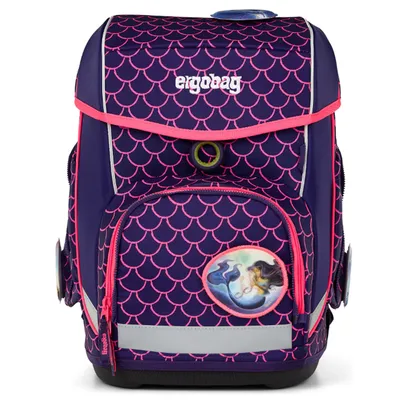 Image de ergobag sac d'école Lumi-Edition Cubo Set 5 pièces PerlentauchBär violet foncé