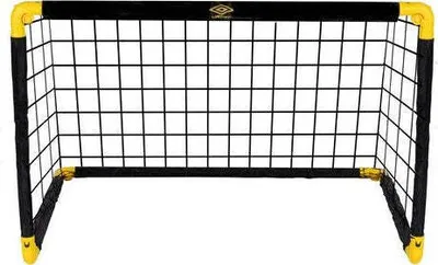 Obrázek produktu pro Umbro Fotbalová branka Umbro - 90 x 59 x 61 cm - Skládací fotbalová branka - černá/žlutá