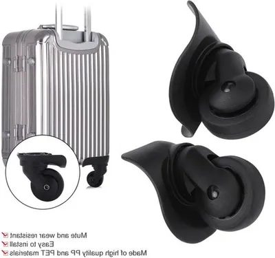 Trolley Koffer Ersatzräder für Reisegepäck - Universelle Räder für Koffer und Trolleys - Langlebiges und stilvolles Design