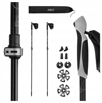Produktbild von Nils NW8612 Verstellbare Nordic Walking Stöcke Aluminium Leicht