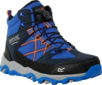 Produktbild von Regatta - Detská turistická obuv "Samaris III" RG10831 (31 EU) (Oxford dark blue/orange)