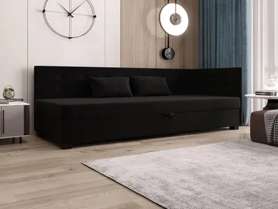 Obrázek produktu pro Jednolůžková postel 120x195 AJKA PLUS 2 - černá