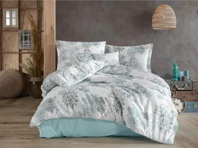 Produktbild von Verlängerungsbettwäsche Satin 140x220, 70x90cm Rosalina mint