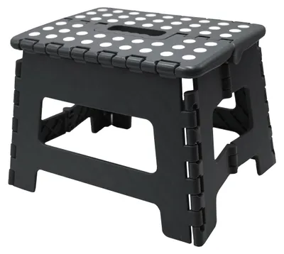 Produktbild von Klapphocker / Tritthocker, 29x22x22 cm, schwarz
