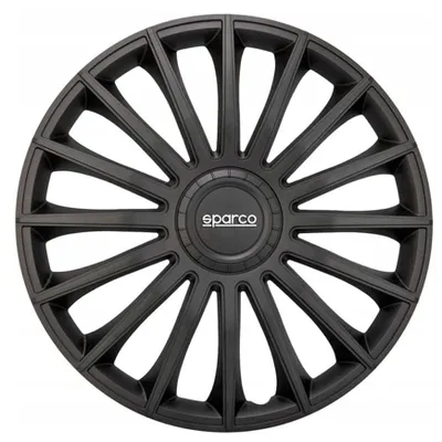 Produktbild von Sparco Radkappen 15 Zoll Treviso Schwarz 4tlg