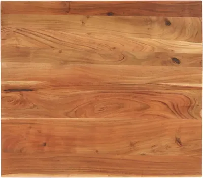 Produktbild von Design Tischplatte 90x80x3,8 cm Rechteckig Massivholz Akazie, Tischplatten 2024 Neu