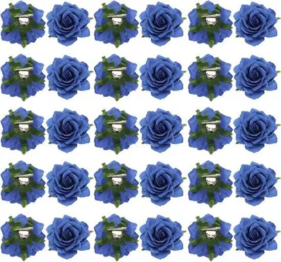Immagine prodotto di Mollette per capelli da 10 cm Blumenkranz Accessori per capelli da donna Blu