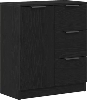Immagine prodotto di Credenza Rovere Nero 60 x 30 x 70 cm Legno multistrato