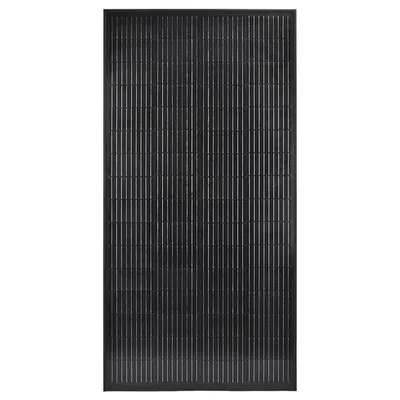 Produktbild von 200W Schwarz Mono PV Modul Solarpanel für Balkon Wohnmobil Fensterbank 0% MwSt