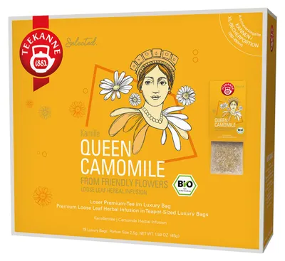 Image de TeekanneReine Camomille Luyury Bag 18 sachets