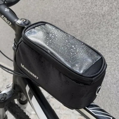 Produktbild von Wozinsky Rahmen Handytasche für Fahrrad Rahmen Handyhülle für 6,5 Zoll 1,5L schwarz (WBB2BK)
