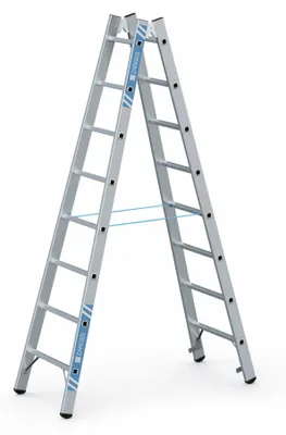 Zdjęcie produktu dla Drabina szczeblowa Zarges Coni B 2x8 szczebli