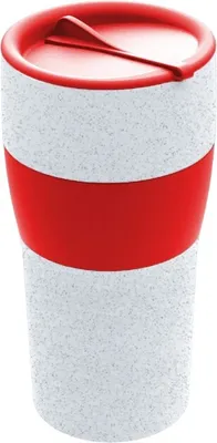 Produktbild von Mehrweg-Kaffeetasse mit Deckel, 0,7 L, -Rot - Koziol | Aroma To Go XL