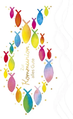 Immagine prodotto di SUSY CARD 40051970 SUSY CARD Biglietto di comunione "Pesci dai Pesci"