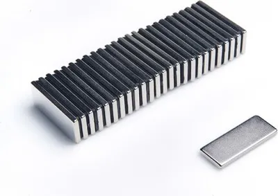 Obrázok produktu pre Neodymové magnety 25 x 10 x 2 mm N38 blokové puzdro - 1 kus, extrémne silné, magnetické tabule, chladničky, tabule, pre domácich majstrov