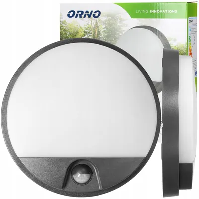 Obrázek produktu pro Orno Nástěnné venkovní svítidlo senzor pohybu 10W šedé