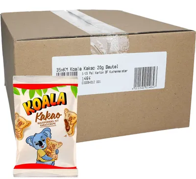 Produktbild von KuchenMeister KOALA Kakao 35x20g