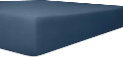 Produktbild von Kneer - Spannbetttuch - * Qualität 22  Vario-Stretch * - Farbe:  32 Marine - Größe: Topper 180/200/4-12cm
