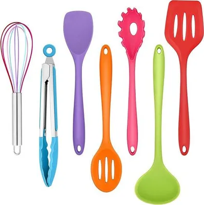 Produktbild von Bunte Küchenhelfer Set 7-teilig