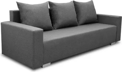 Produktbild von Schlafsofa Burgos, Sofa mit Bettkasten und Schlaffunktionn, Klappsofa, Schlafcouch, Bettsofa, Couch vom Hersteller,Couch, Couchgarnitur, Sofagarnitur (Graphit)