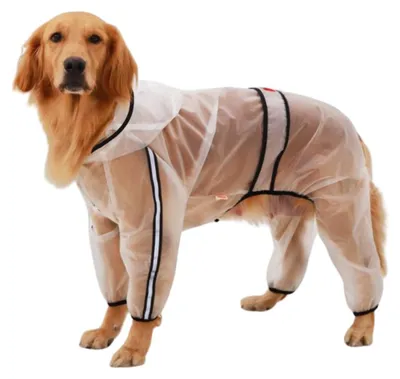 Imagen del producto de Solidchoice: Chaqueta impermeable y reflectante para perros, que cubre las patas