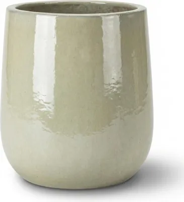 Zdjęcie produktu dla Doniczka ceramiczna Provencelia DIANE Perłowy, Ø23 cm x H23 cm, mrozoodporna