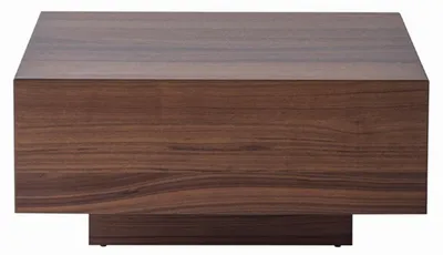 Image de Table basse moderne, couleur marron, design élégant, idéale pour le salon, table d'appoint en bois