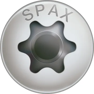 Produktbild von SPAX Universalschraube aus Edelstahl rostfrei A2, T-STAR plus, Halbrundkopf, Vollgewinde, 4CUT - Größe: 4,0 x 25 mm - Menge: 200 Stück