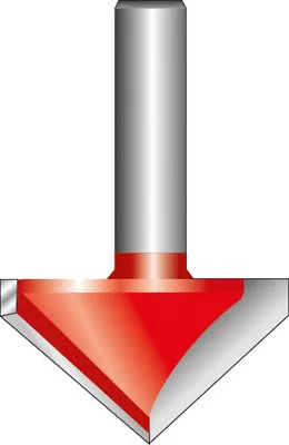 Immagine prodotto di Fresa per scanalature a V in metallo duro Bosch 90 G Ø12,7x10,0x44,5 mm , 2608629369