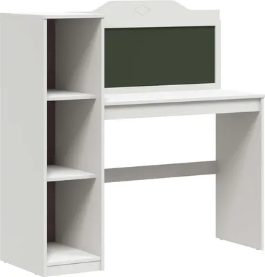 Image de Bureau avec rangement ouvert et tableau noir ROROS Blanc