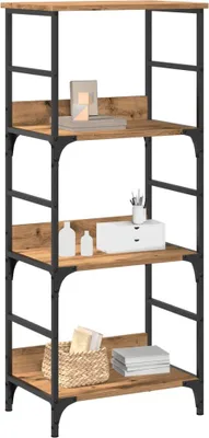 Immagine prodotto di Maison Exclusive - Libreria in rovere artigianale 50x33x117,5 cm Materiale ligneo