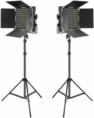 Obrázek produktu pro Neewer RGB660 Pro Set 2x LED RGB Světlo Panel + 2x Stativ 200cm