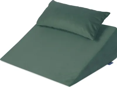 Zdjęcie produktu dla Klin TRINITY pod plecy z poduszką 60x50x21 cm Trinity zielony